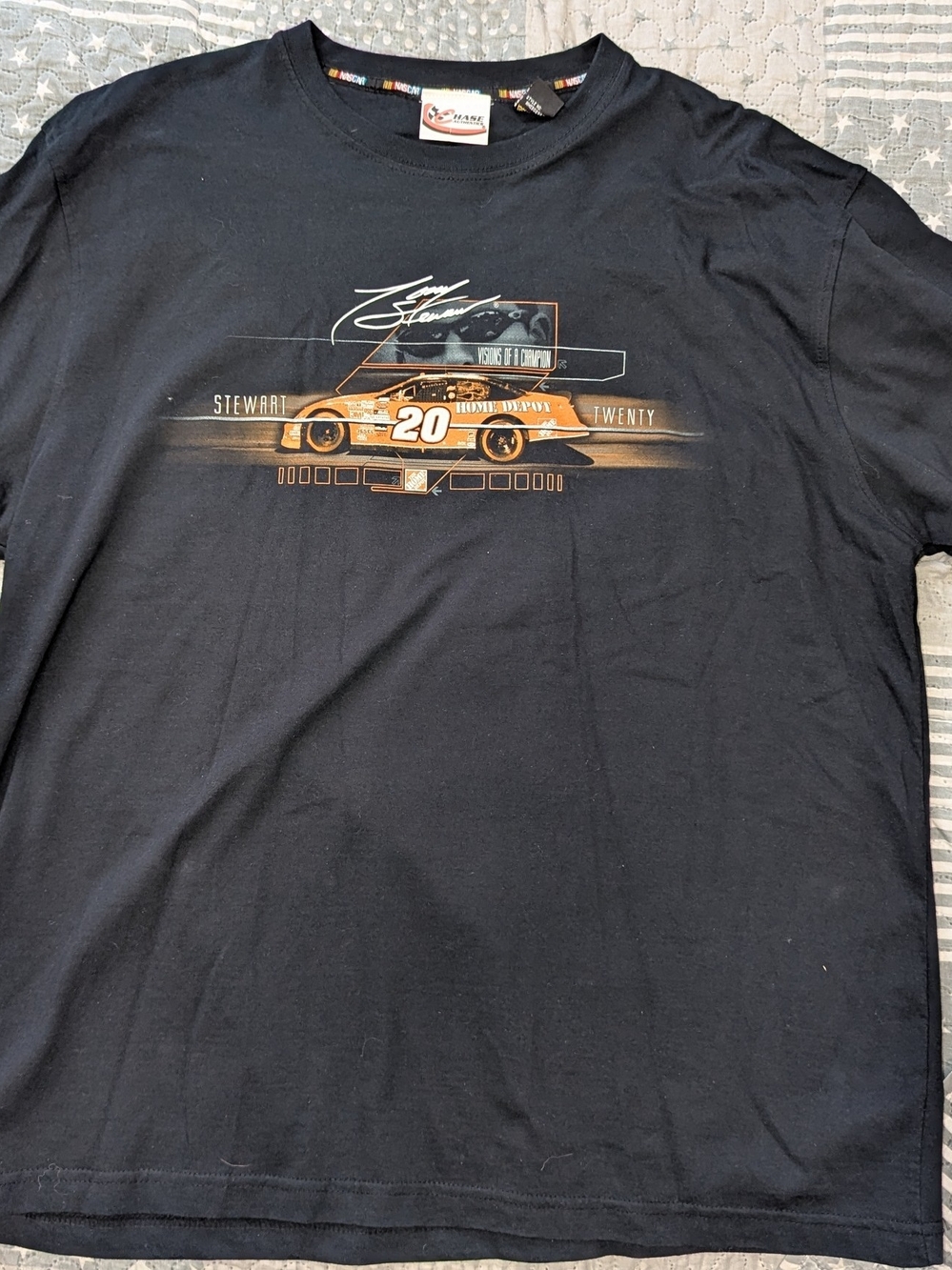 Tony Stewart #20 Home Depot Racing Shirt – Visions of a Champion – XL